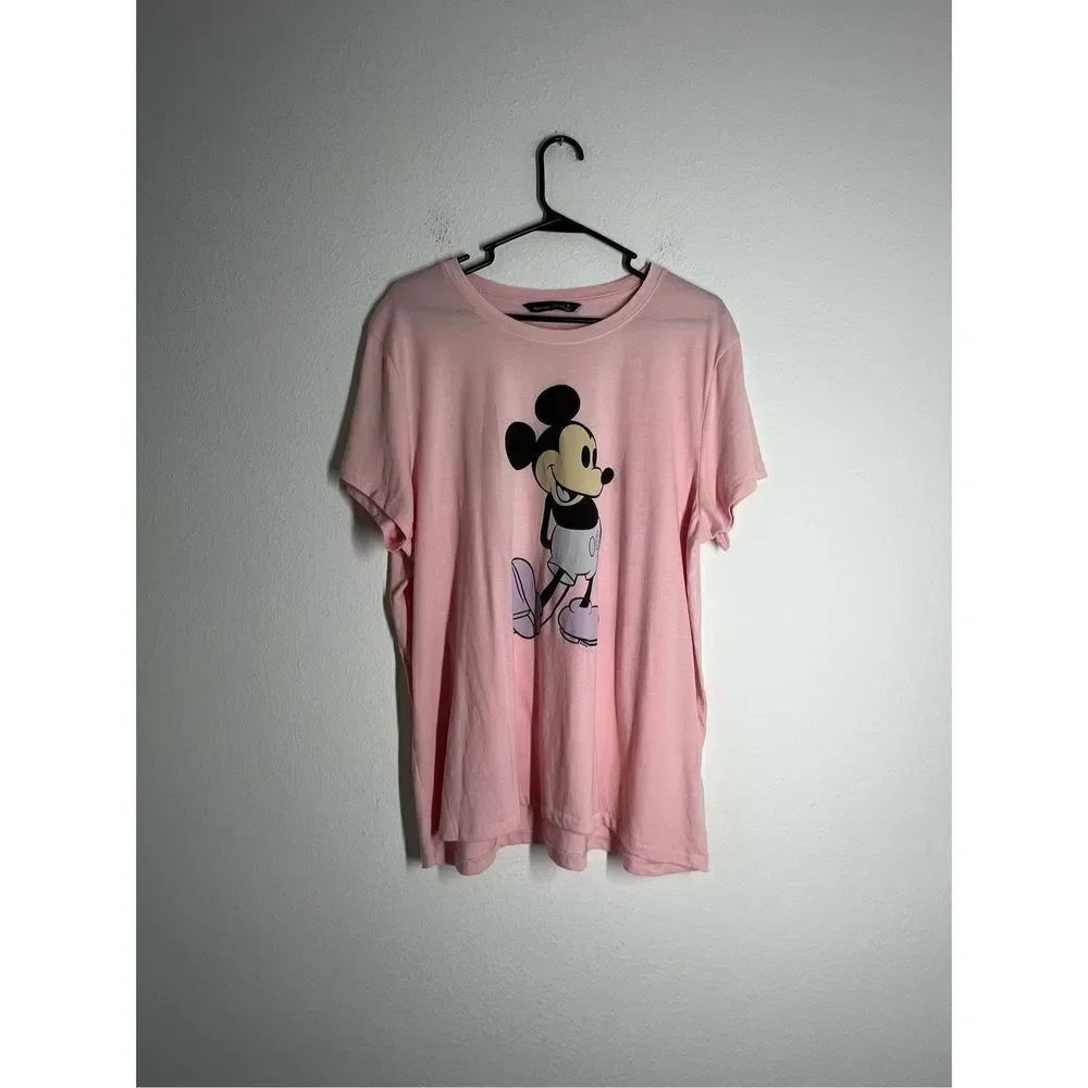 Abercrombie & Fitch Light pink Mikey mouse t-shirt Size XL